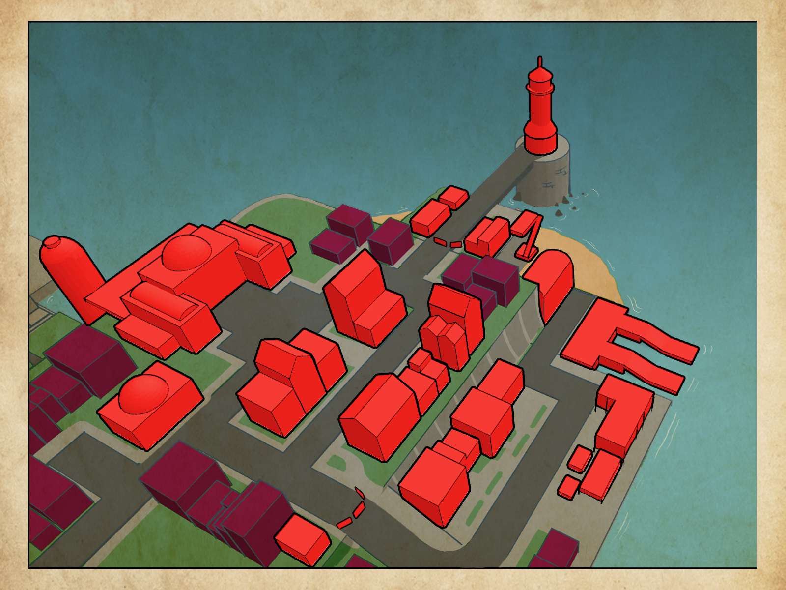 Whale Town map